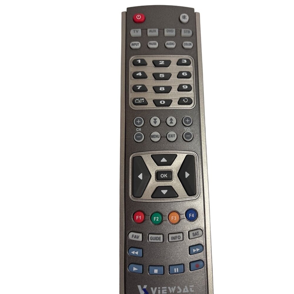 Viewsat Remote Control HST-318 Universal Gray Black 9" Tested